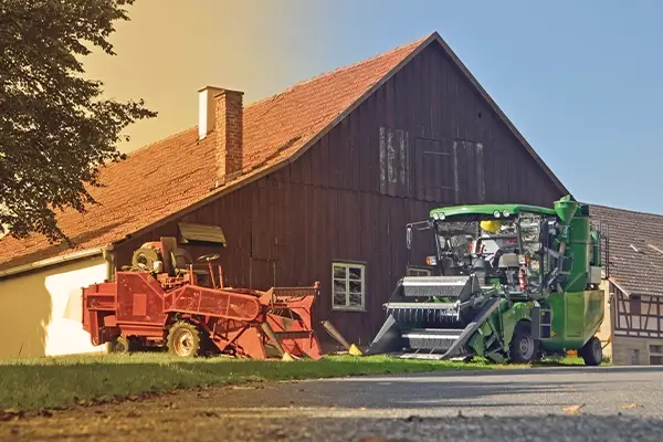 Hohebuch Parzellentechnik auf dem Hof